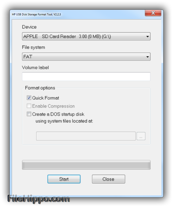 windows 8 usb format tool